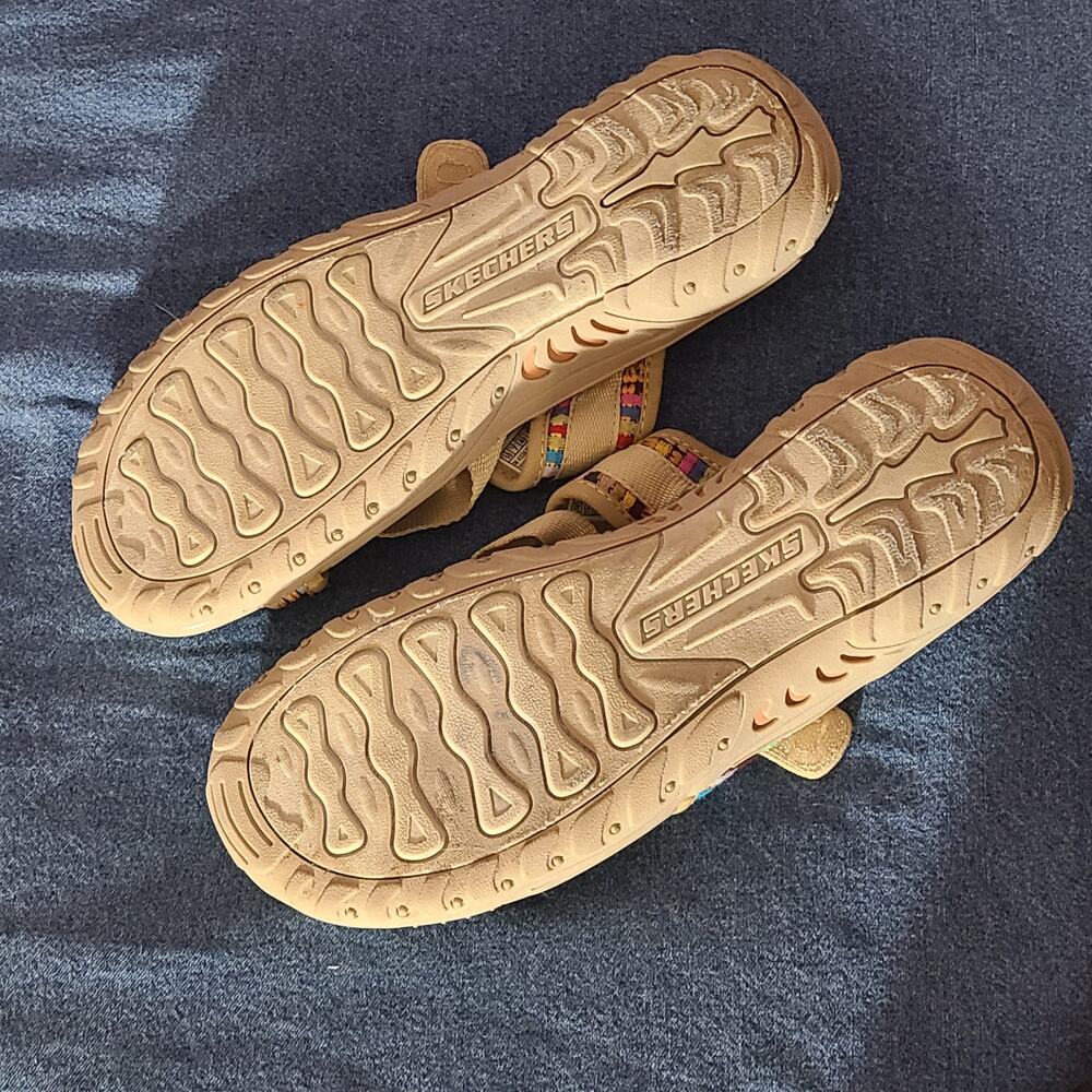 Skechers Women's Reggae Mad Swag Sandals  Size 10 Toe‎ Loop Flip Flops - Picture 6 of 7